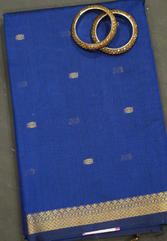 Maheswari Saree - Blue
