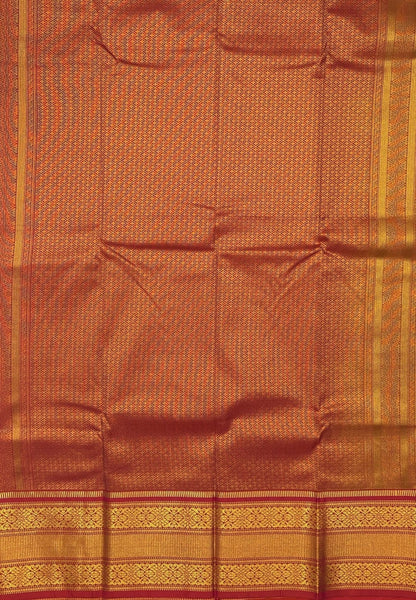 Budget Kanchipuram Saree-Mango Yellow