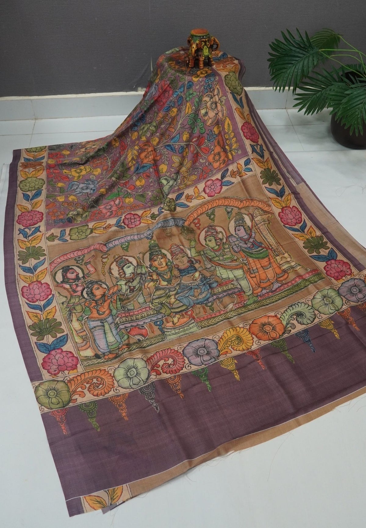 Premium Silk Saree-Purple
