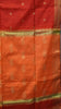 Maheswari Cotton Saree Flower Butta-Maroon thumbnail
