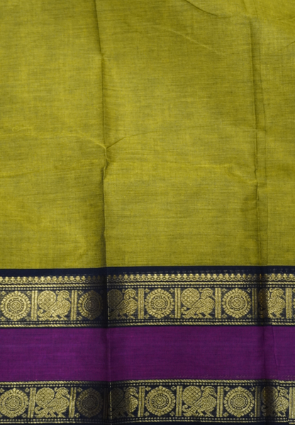 Chettinadu Cotton Saree-Manthulir Green