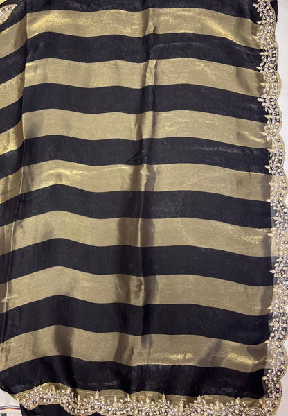 Designer Saree-Black