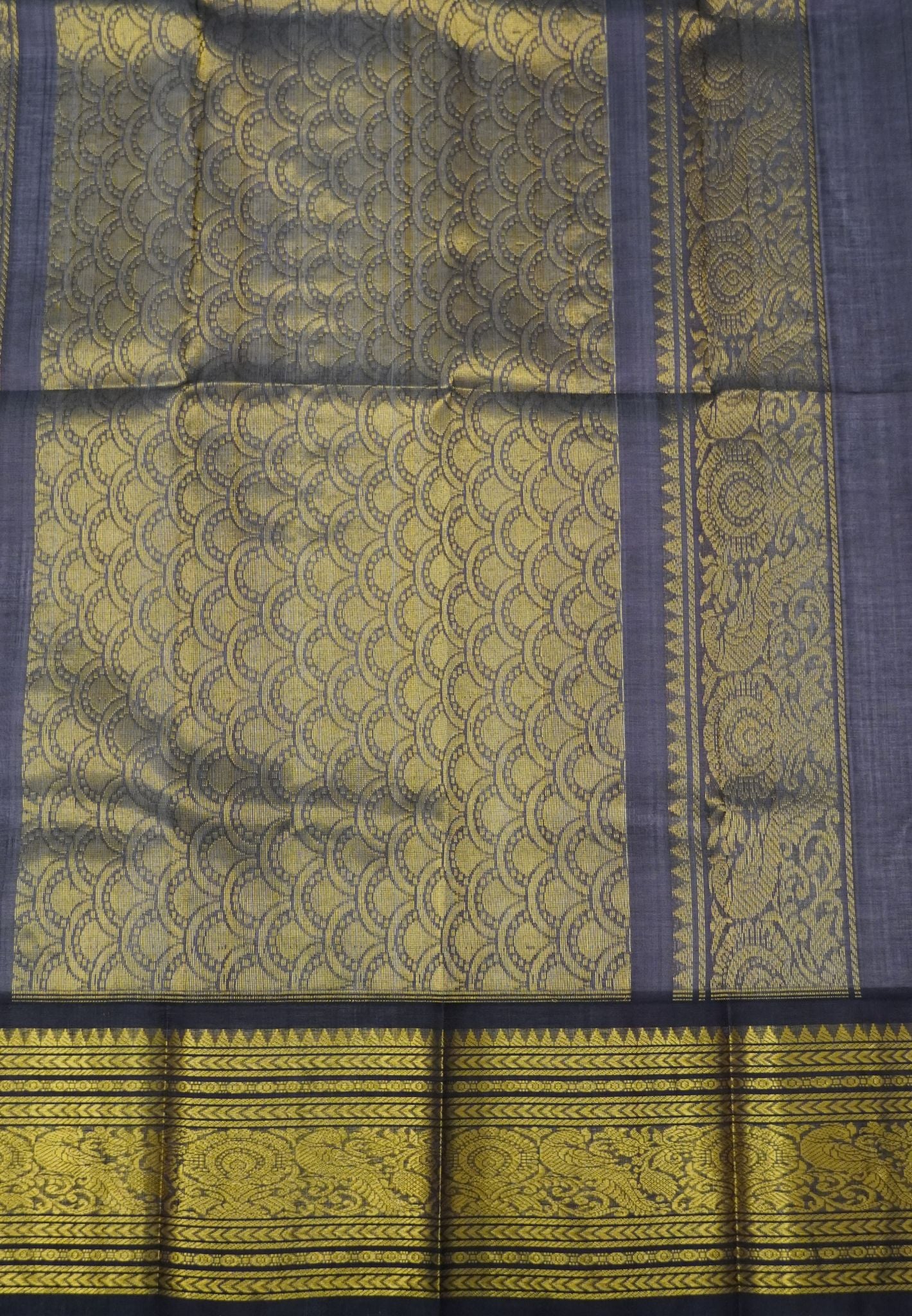 Pure Silk Cotton Saree-Pista Green