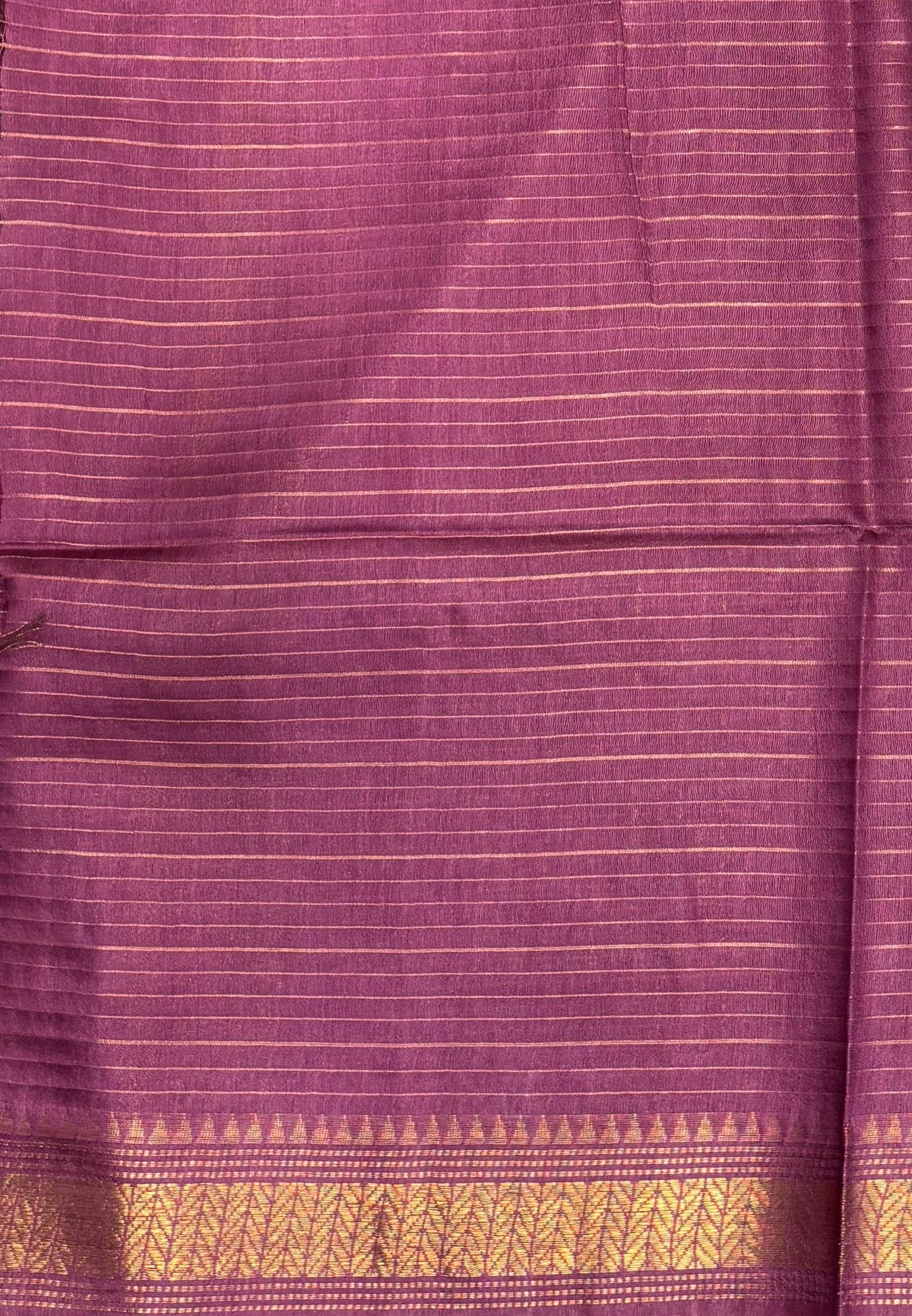 Semi Bhagalpur Tussar Saree-Teal Green in Zari checks with Contrast Border