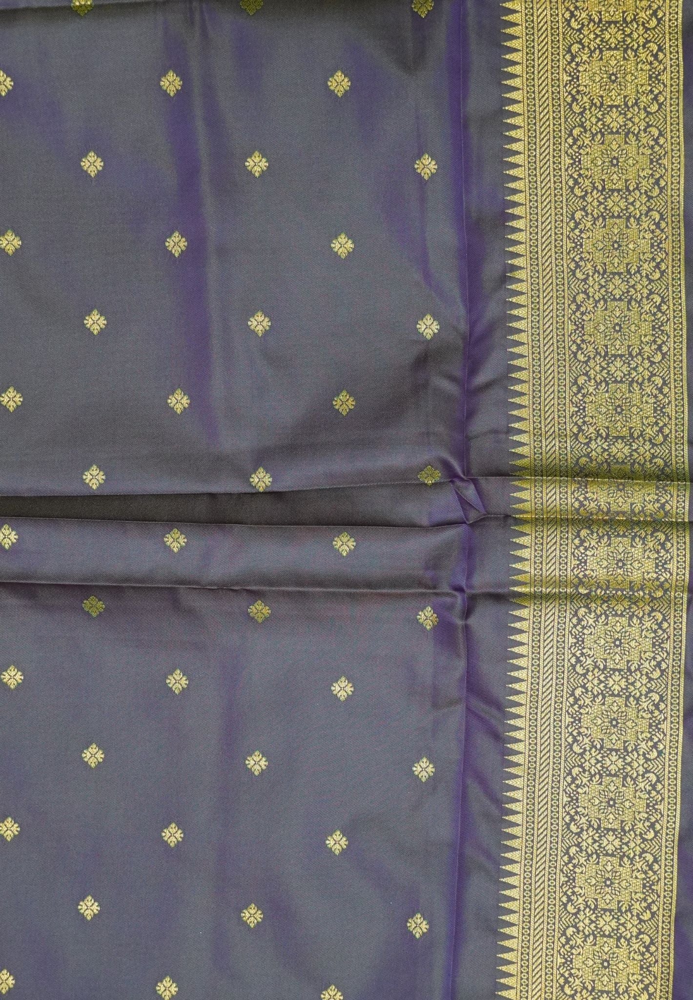 Semi Silk Saree-Teal Green