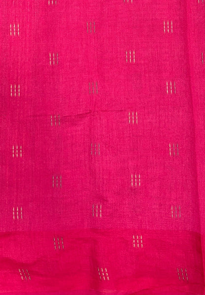 Chanderi Saree-Black with Zari Lines