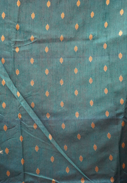 Semi  Tussar Saree - Orange