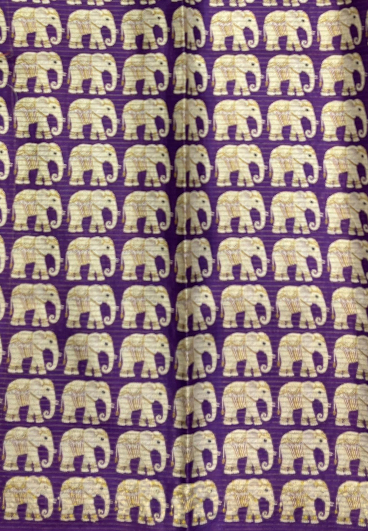 Tussar Saree-Green In Elephant Motif Border