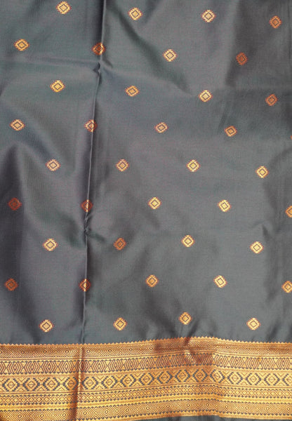 Semi Silk Saree-Wine