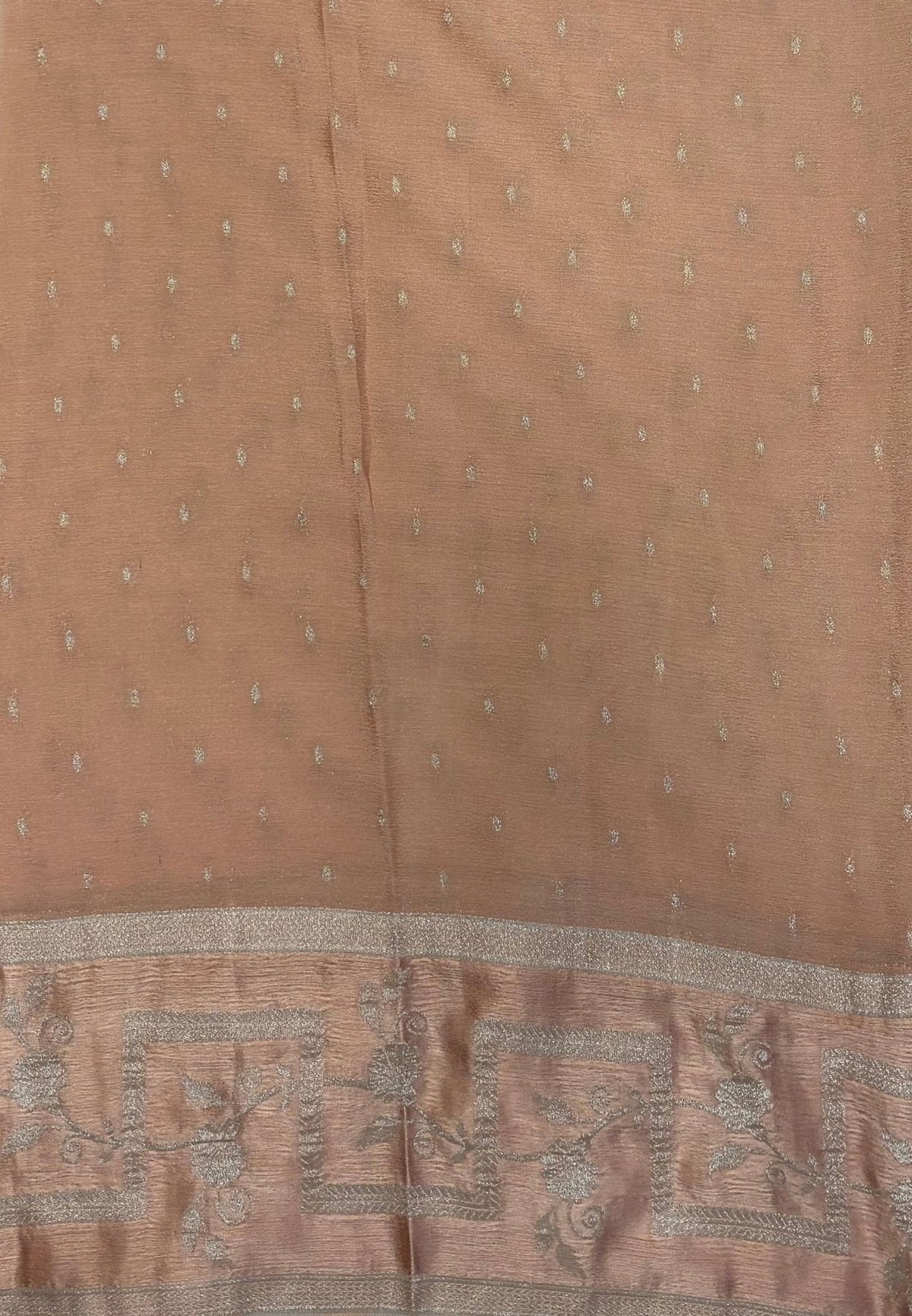 Banarasi Brocade Silk Saree-Green with Contrast Border