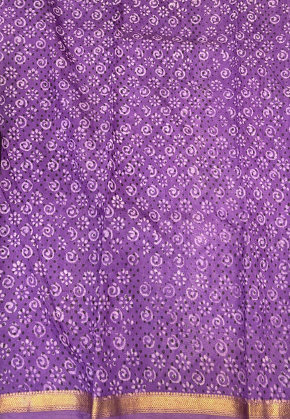 Pure Maheshwari Silk Cotton Saree-Dark Brown
