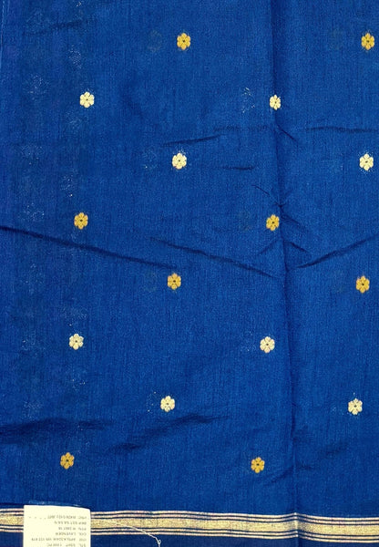 Gaji Silk Saree-Purple In Warli Tree & Elephant With Contrast Border