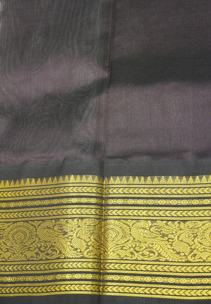 Pure Silk Cotton Saree-Pista Green