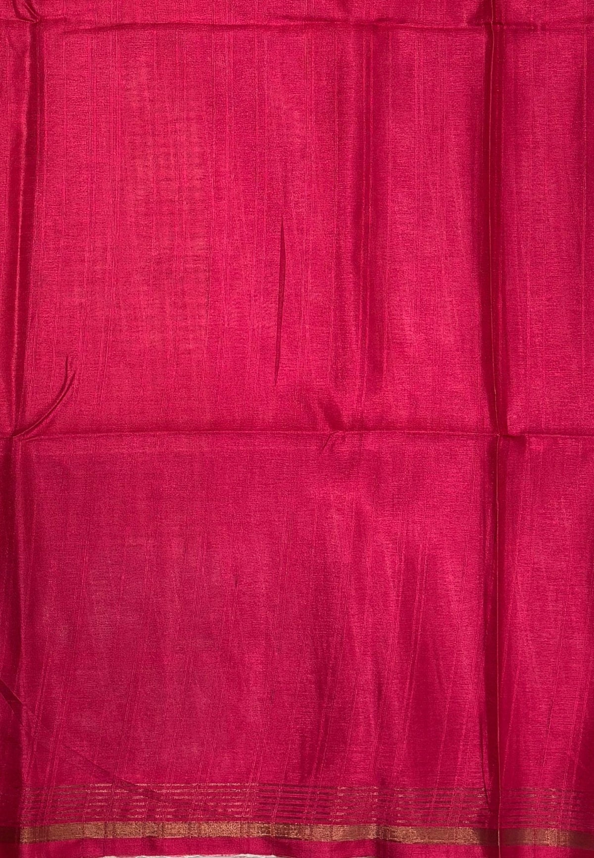 Semi Tussar Saree-Brown with Podi Kattam