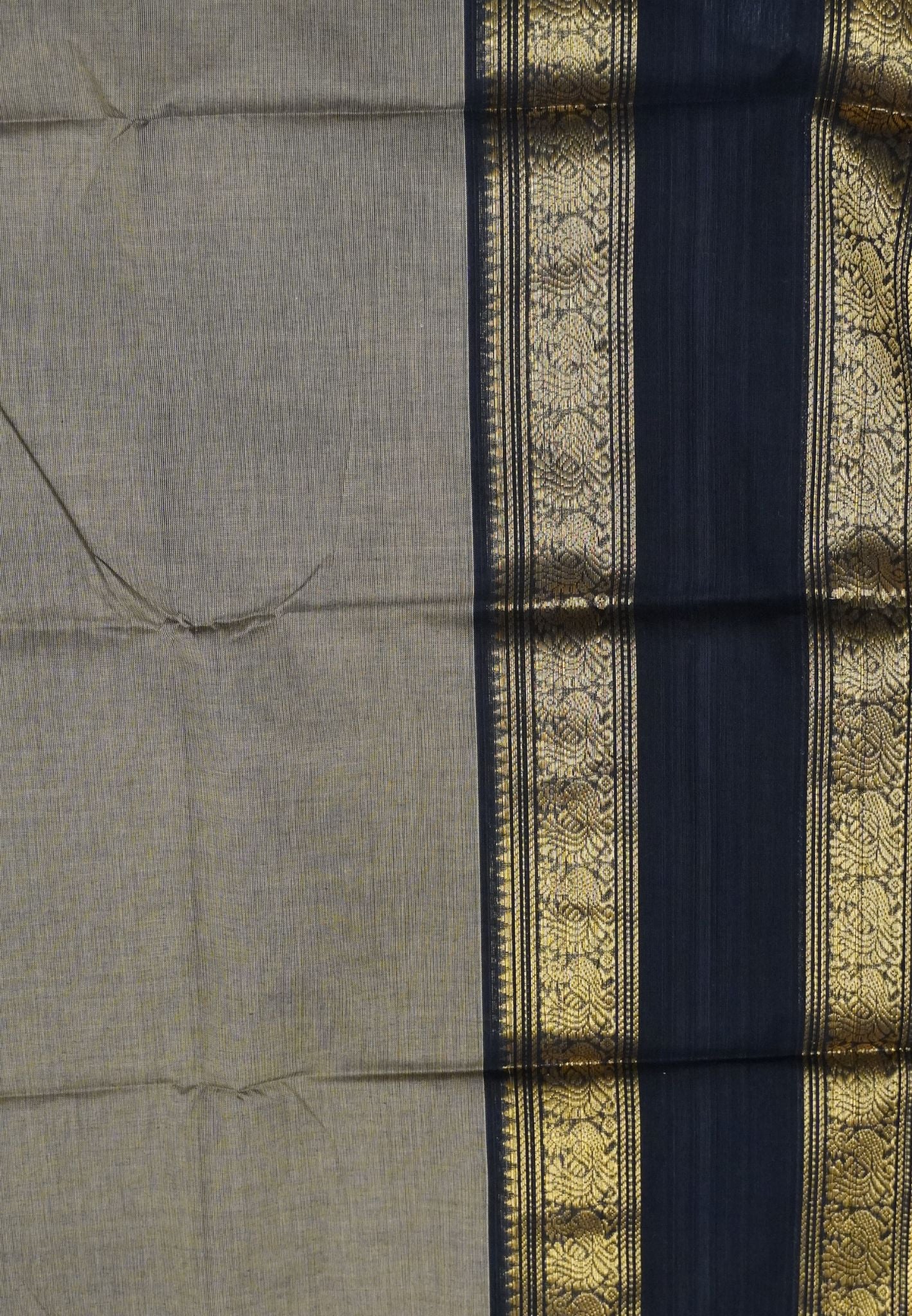 Chettinad Cotton Saree - Beige