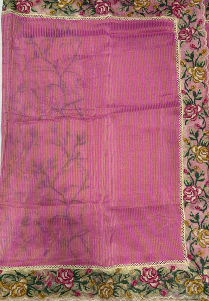 Designer Saree-Pink