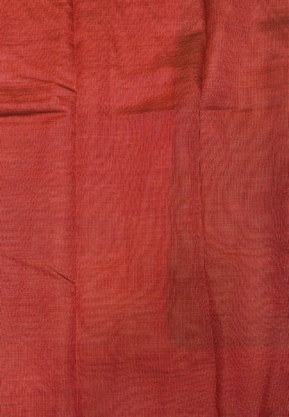Semi Tussar Saree-Navy in Traditional Floral Zari Stripe with Contrast Border