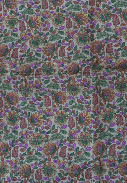 Semi Tussar Saree-Honey
