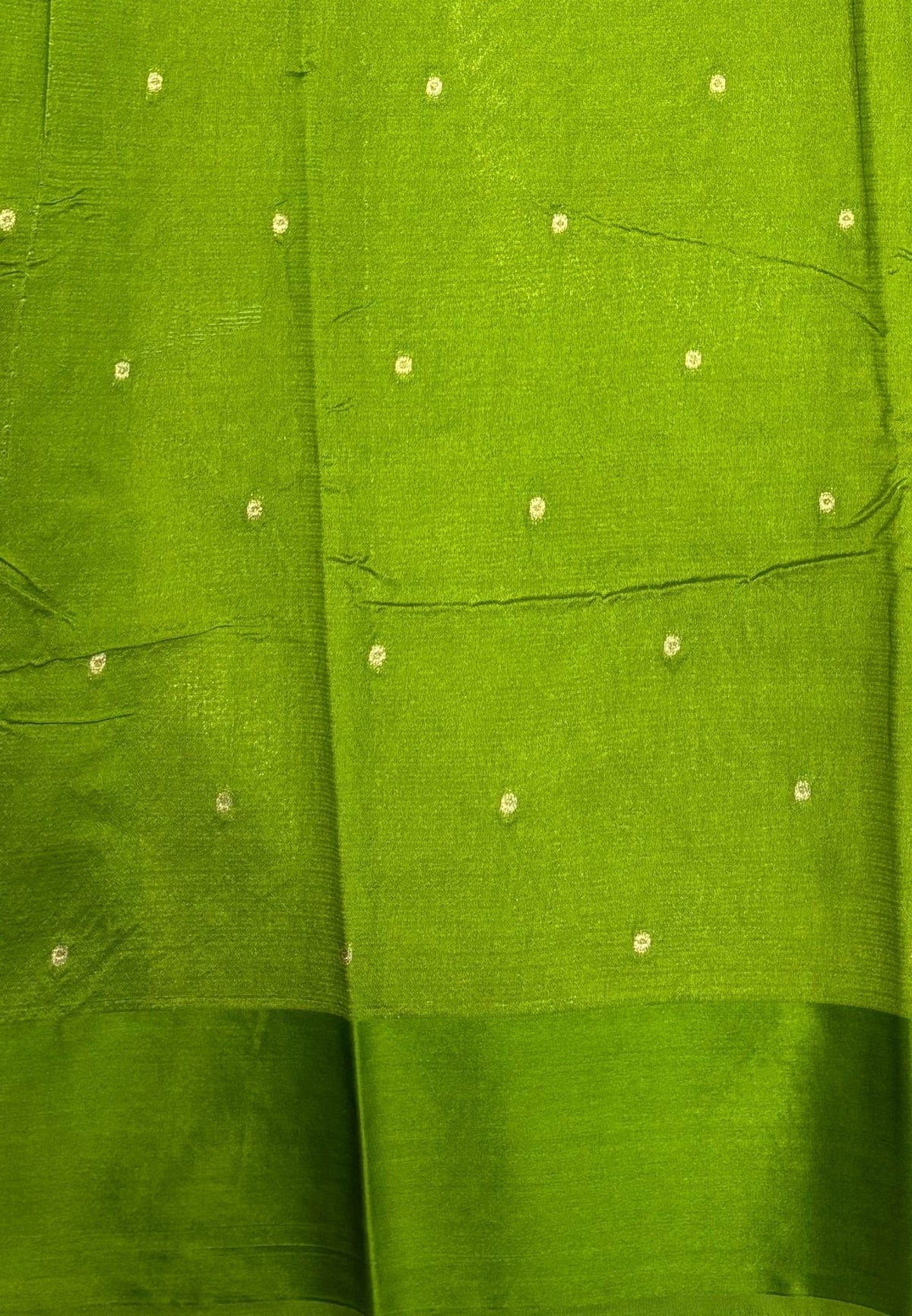 Art Silk Kota Saree-Light Green In Geometric Zari Brocade Border
