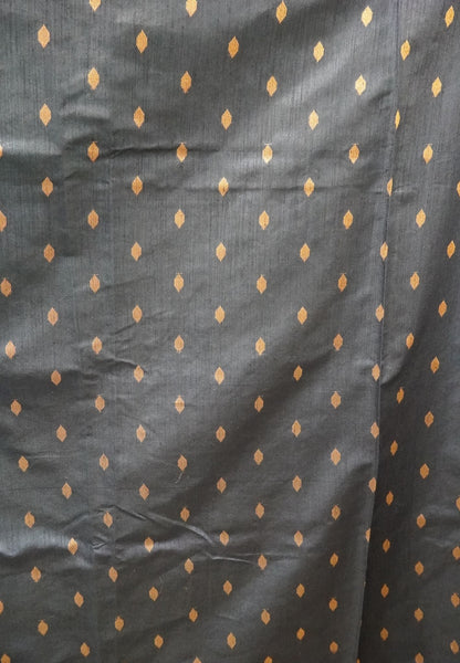 Semi  Tussar Saree - Teal Green