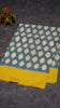 Pochampally Cotton double Ikkat Saree Teal Green thumbnail