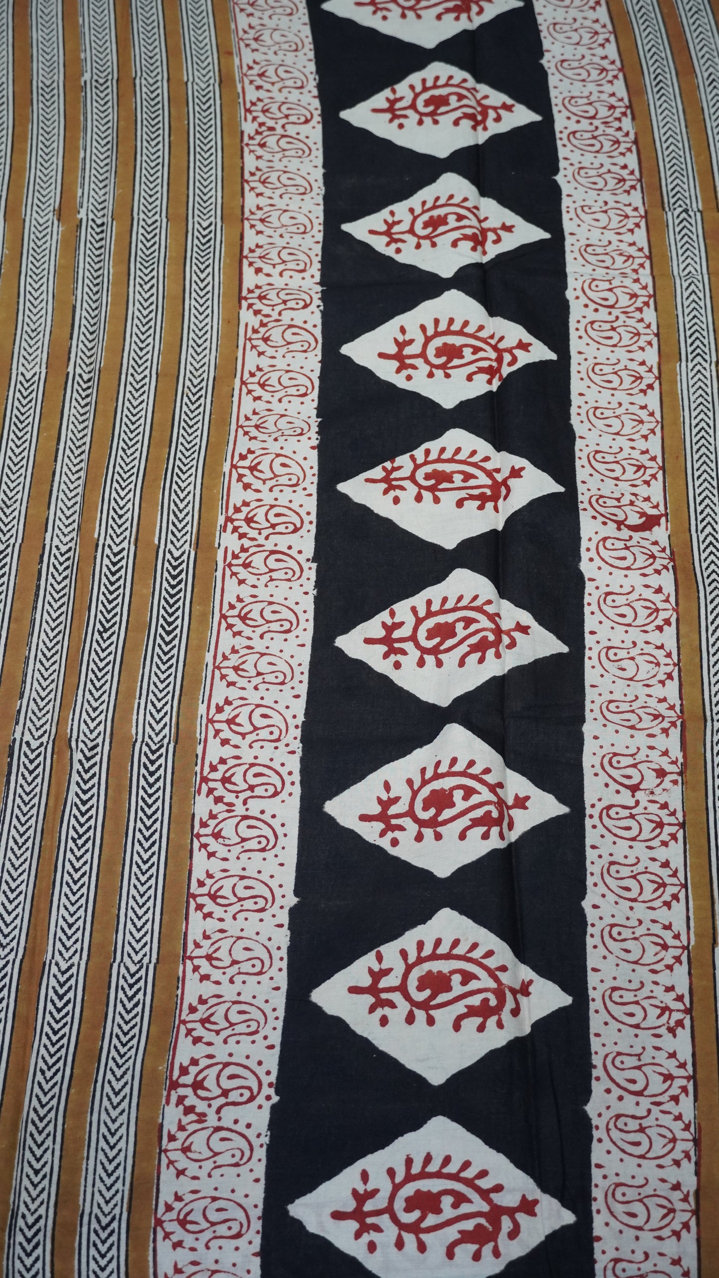 Mul Mul Cotton Saree Floral