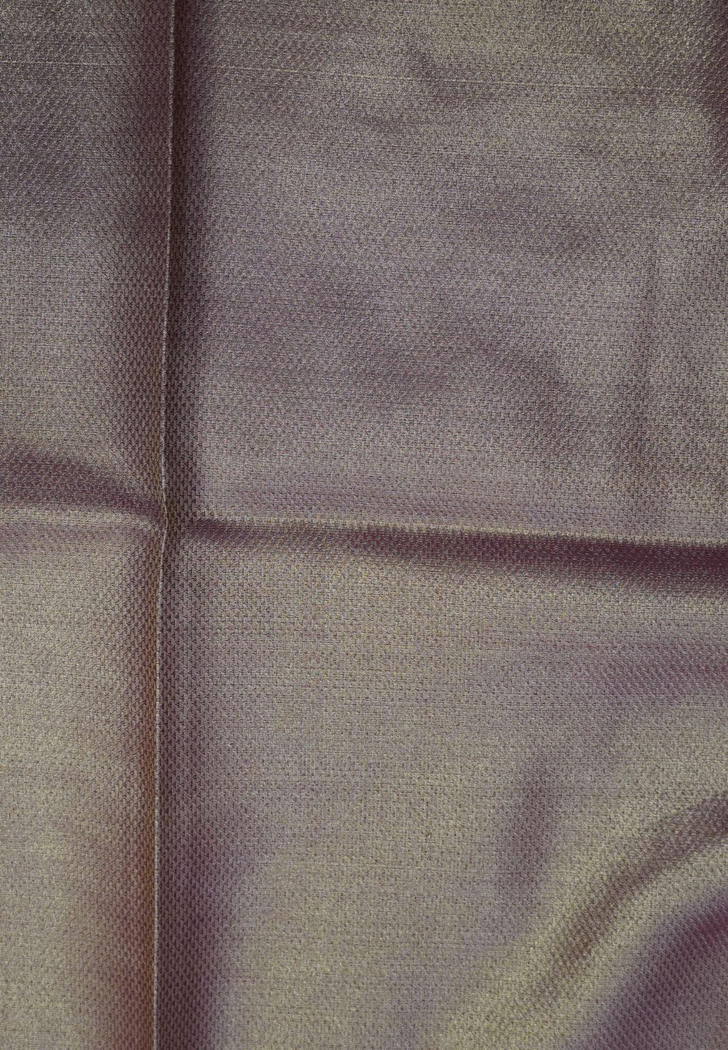 Tissue Silk Saree-Peachish Pink