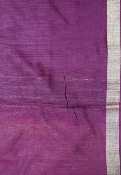 Semi Tussar Saree-Pale orange