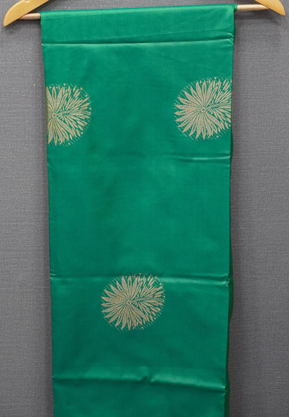 Semi Silk Saree-Teal Green