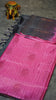 Vazhai Naaru Pattu Saree Vairaoosi Pink to Elephant Grey thumbnail