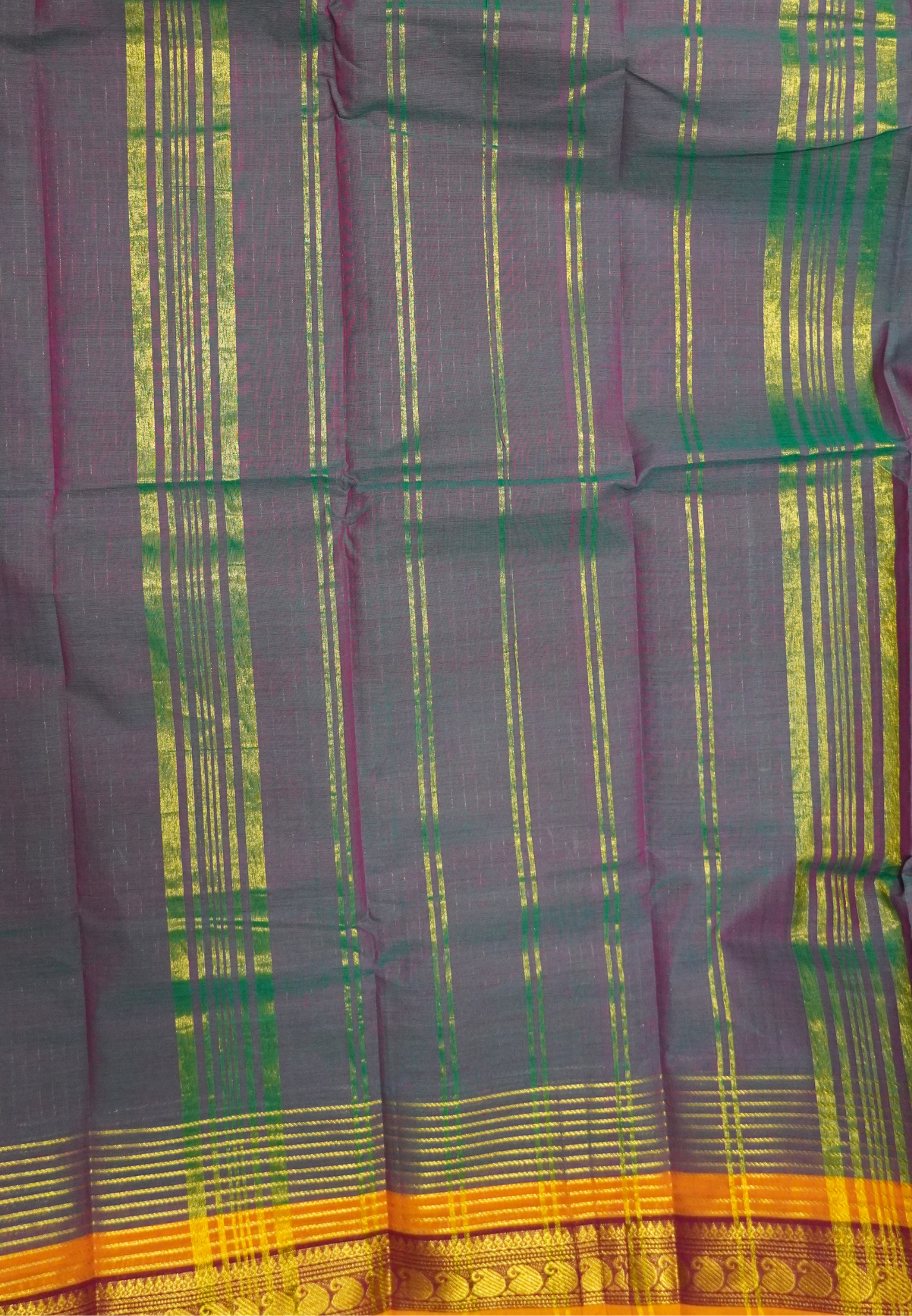 Chettinadu Cotton Saree-Redish Purple