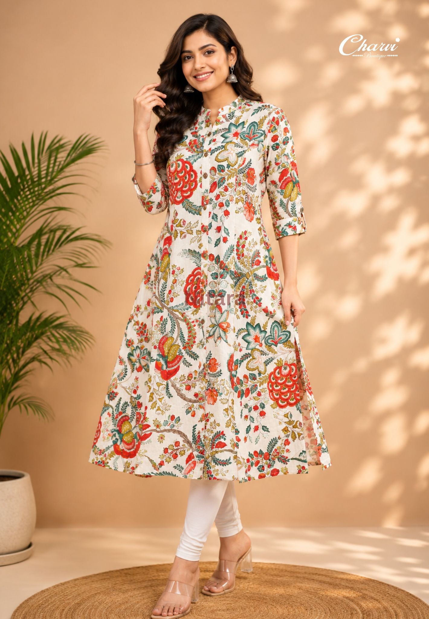 Kurti-Floral Print