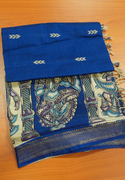 Unstitched Sawar Suit - Kalamkari Dupatta