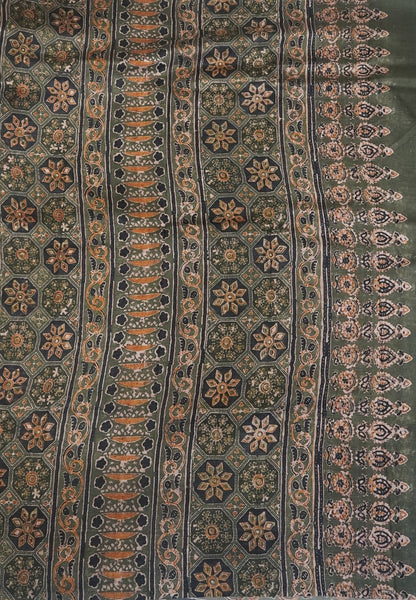 Premium Silk Saree-Sage Green