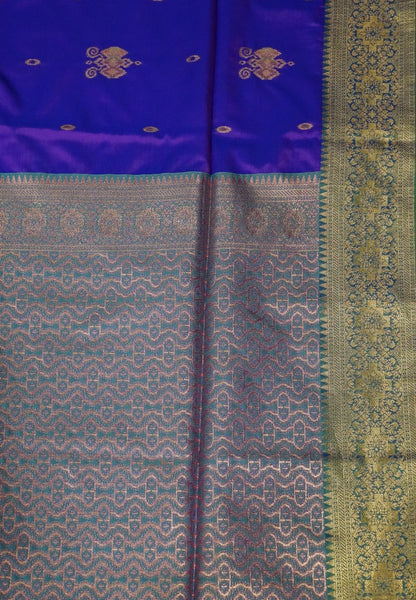 Semi Silk Saree-Purple