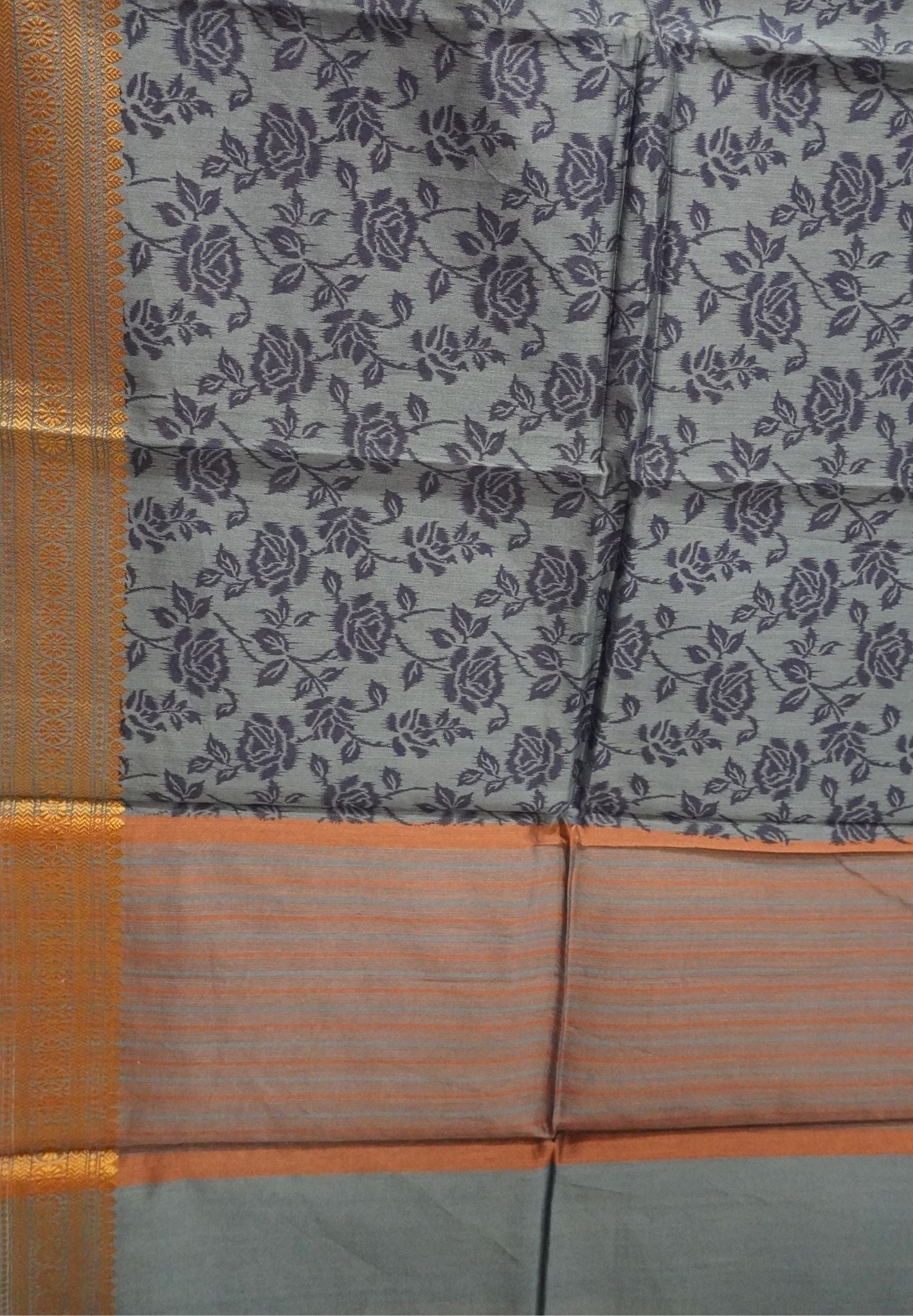 Chanderi Saree-Blue