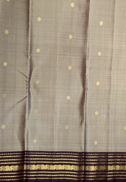 Pure Silk Saree - Grey
