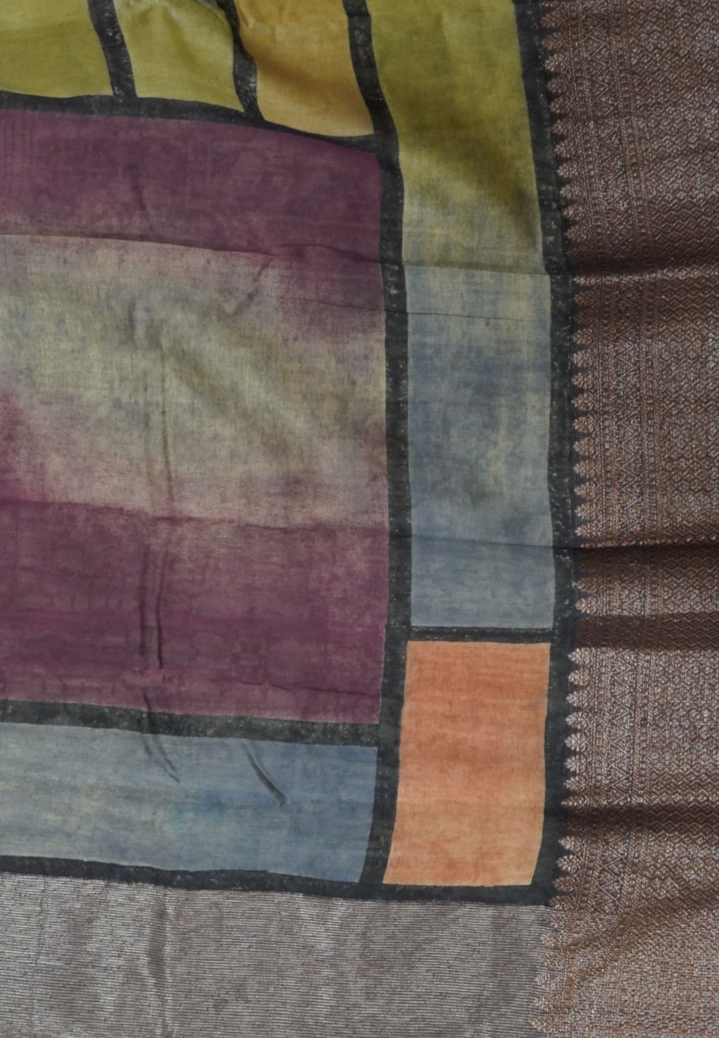 Chanderi Saree-Purple