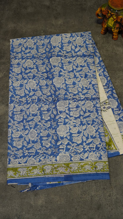 Mul Mul Cotton Saree Flroal