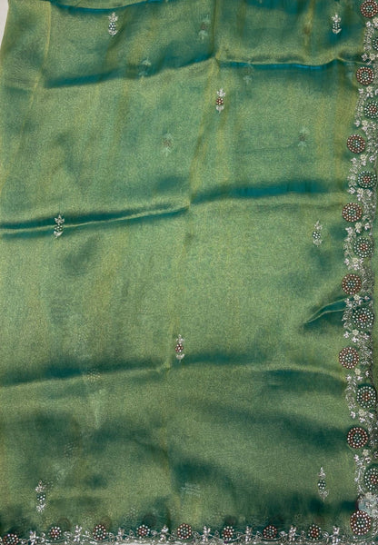 Designer Saree-Green