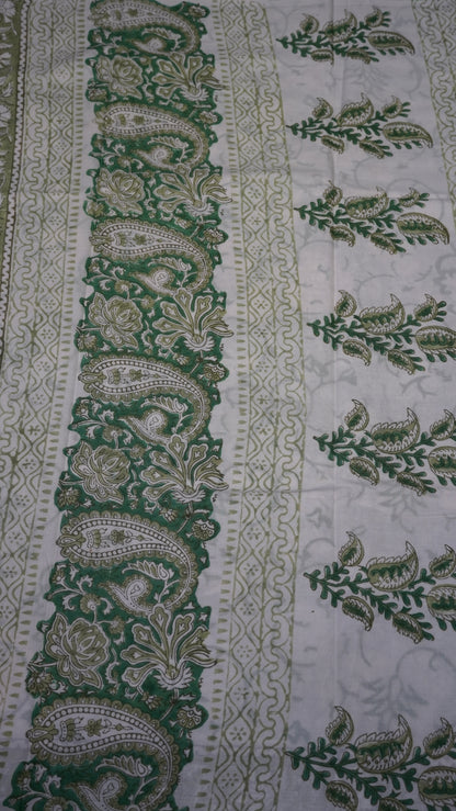 Mul Mul Cotton Saree Flroal