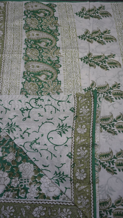 Mul Mul Cotton Saree Flroal