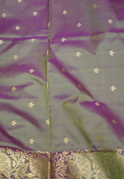 Semi Silk Saree-Teal Green