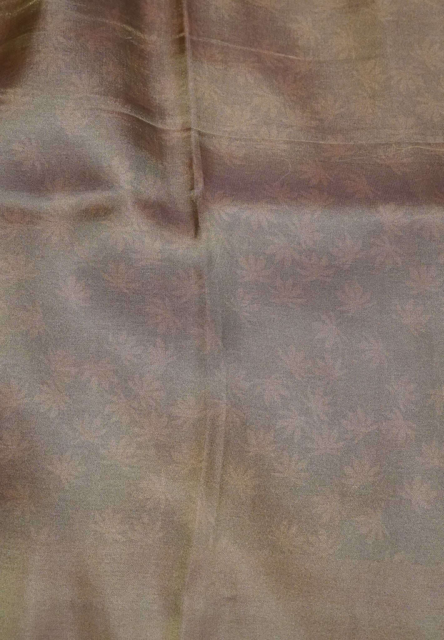 Semi Tissue Silk Saree-Maroon