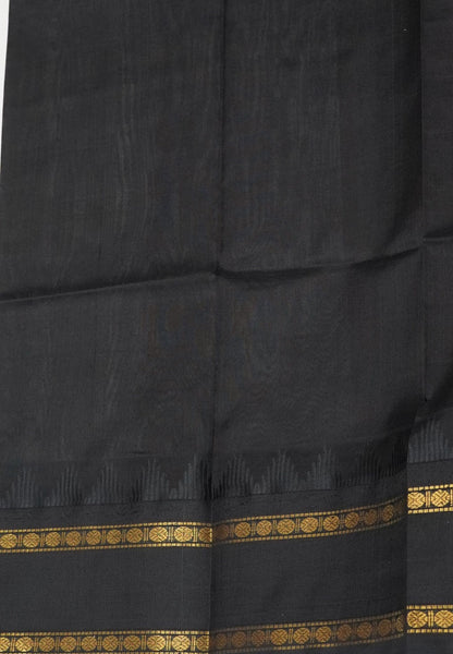 Pure Silk Cotton Saree –Yellow Palum Pazhamum Checks With Vintage Heritage Zari Border