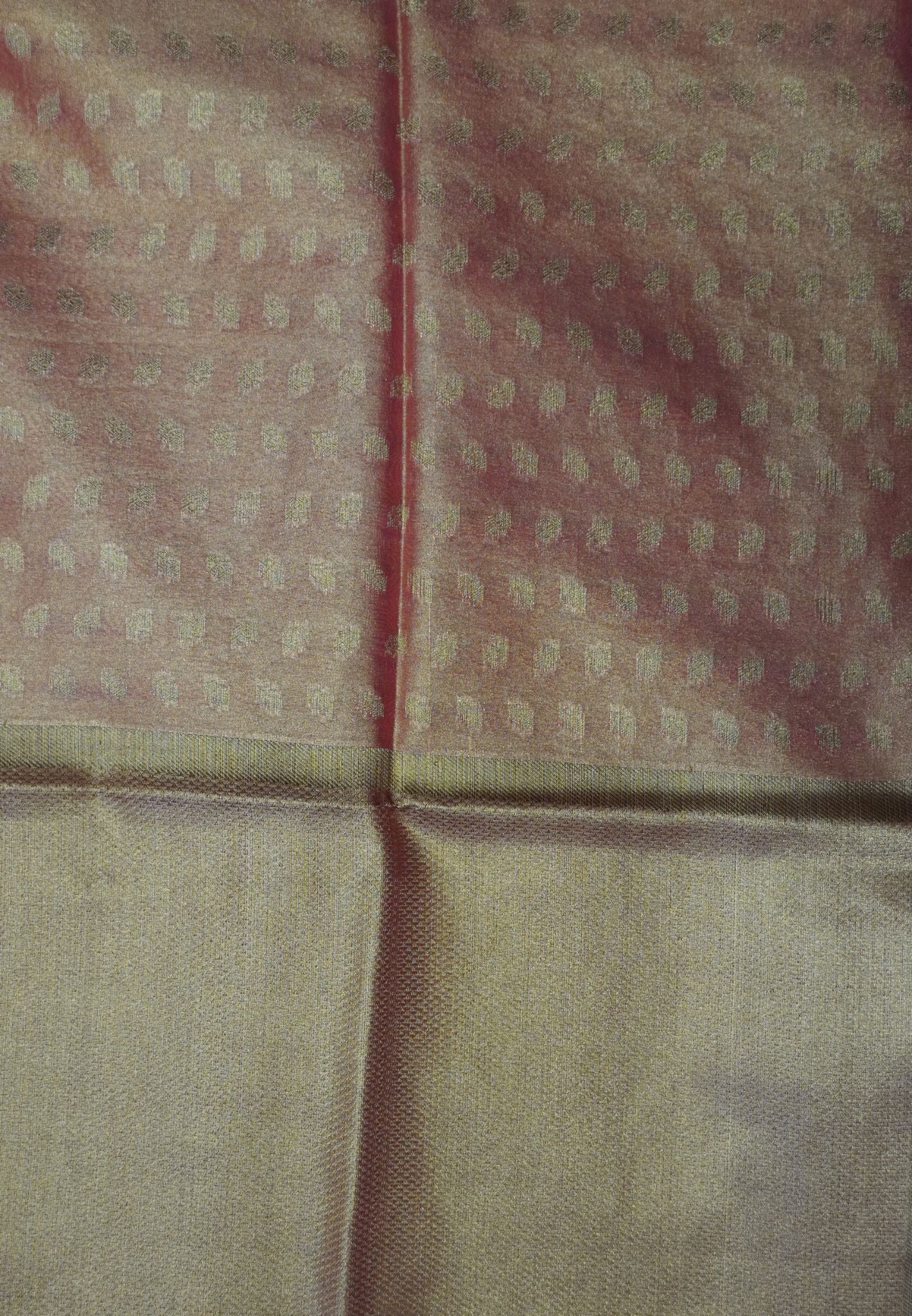 Tissue Silk Saree-Orange