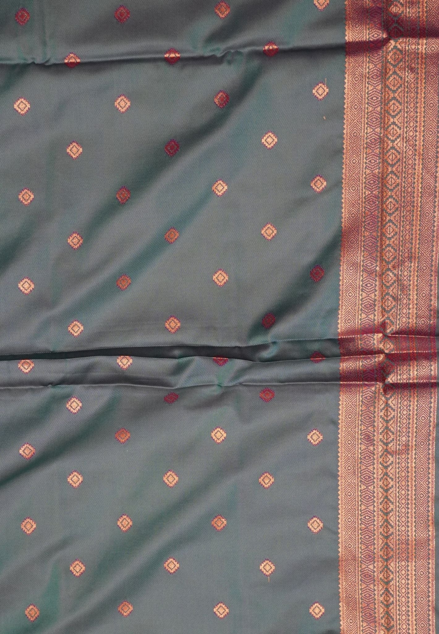 Semi Silk Saree-Purple