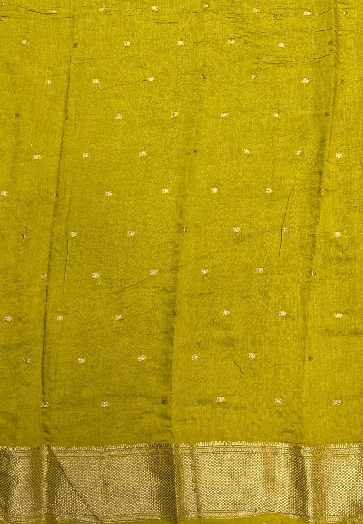 Banarasi Bandeji Saree-Peacock Blue in Horizontal Stripe Zari with Contrast Border