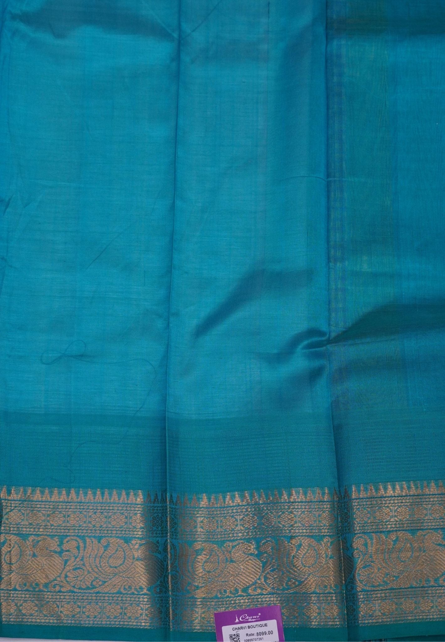 Pure Silk Cotton Saree- Palum Pazhamum Small Checks