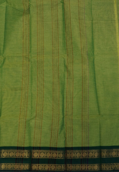 Kanchi Cotton Saree-Light Green with Retapet Border